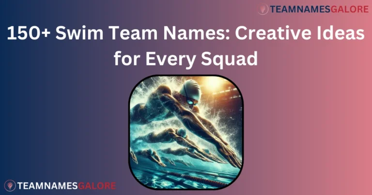 Swim Team Names